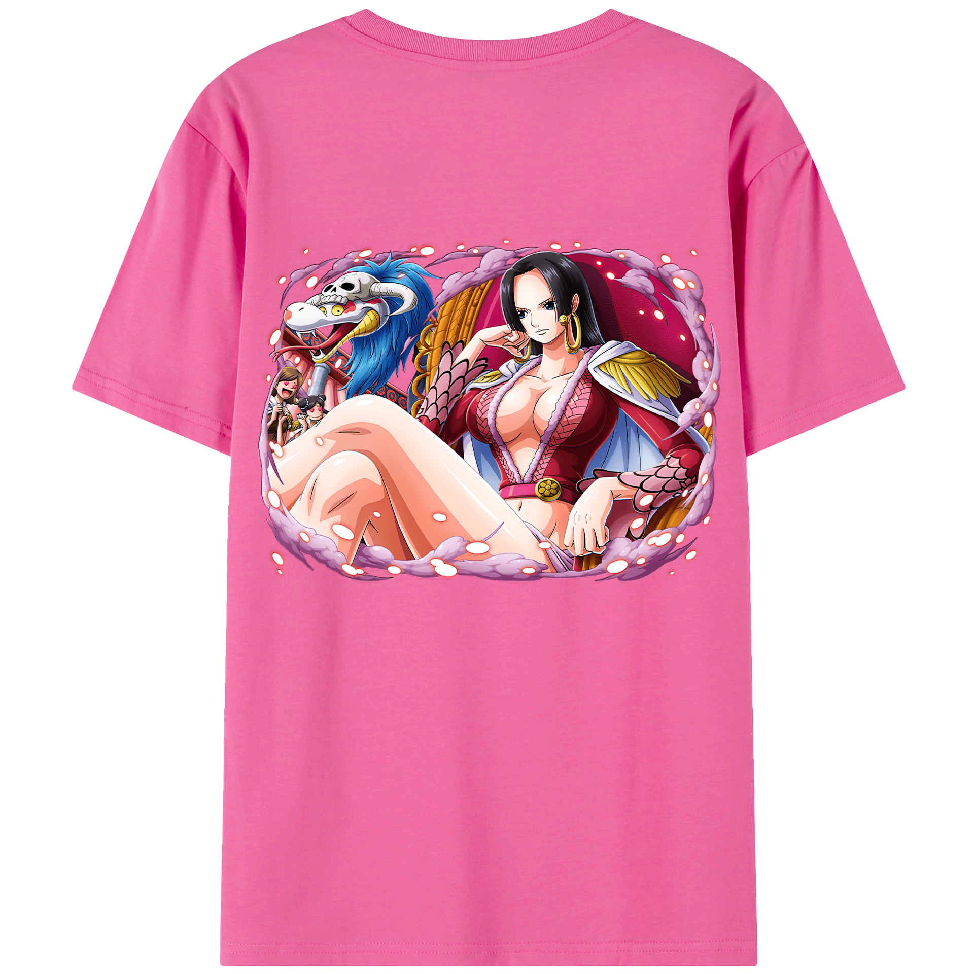 ワンピース ボア・ハンコック ONE PIECE Boa·Hancock レディース半袖Tシャツ(バックプリント)